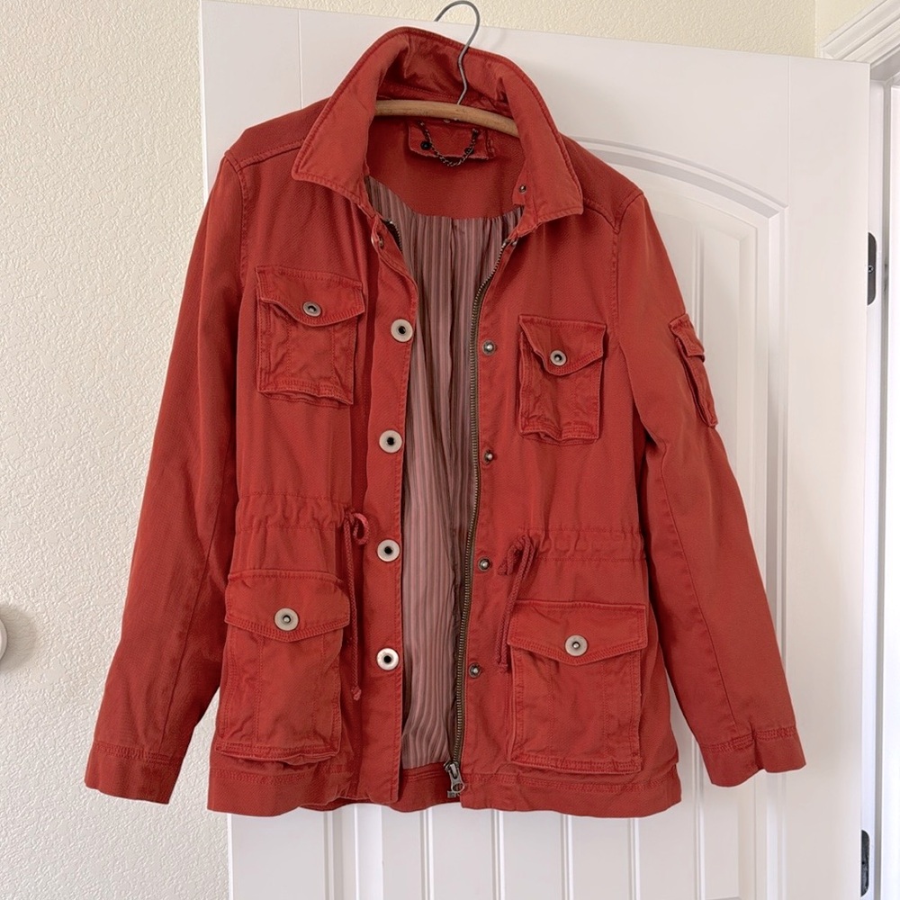 Marrakech Rust Orange Insulated Barn Chore Jacket